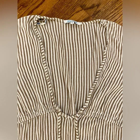 Blue Island Striped Coverup - Picture 3 of 10